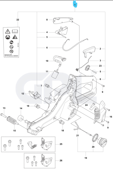 Réservoir de carburant 564XPG