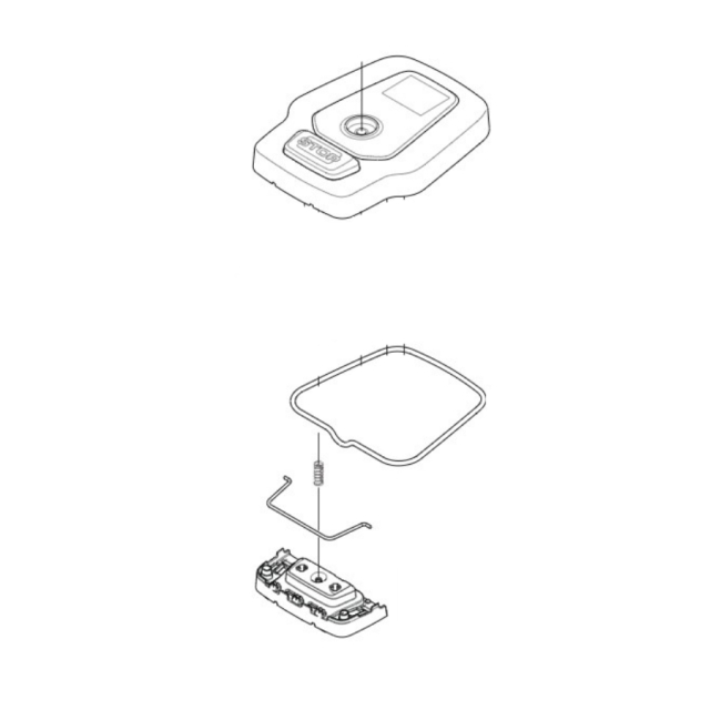 BOUTON Stop Automower Nera