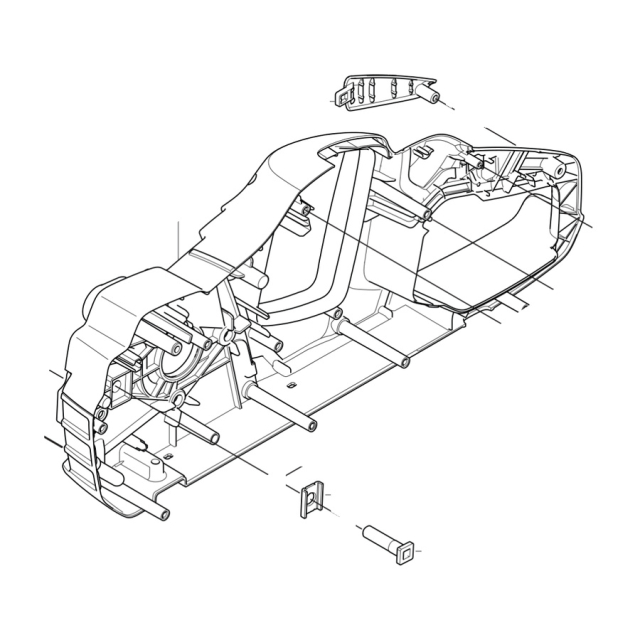 Assemblage latéral d'embrayage hyperion de châssis