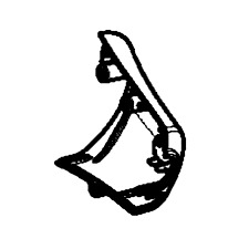 Nez Mégaphone Droit Orange 5748107-05