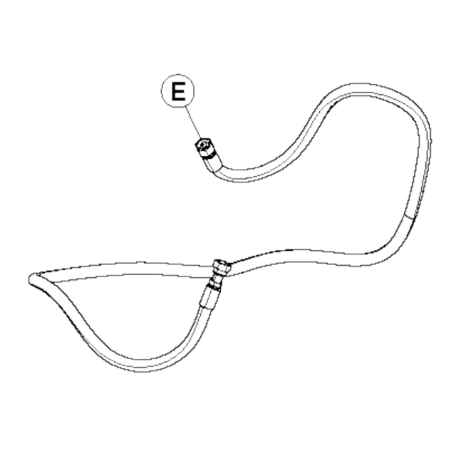 Tuyau hydraulique 3/8 Un de levage 5758754-02