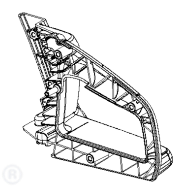 Poignee Arriere Noire 5854356-01