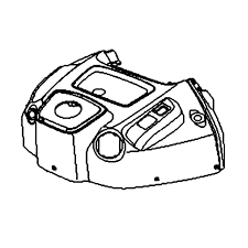 Tableau de bord, supérieur, Husq Lt, cabine