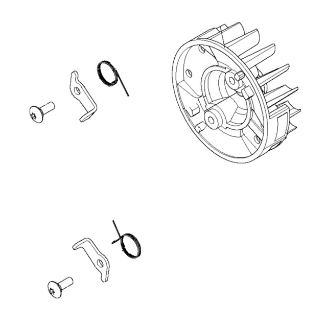 Volant moteur complet