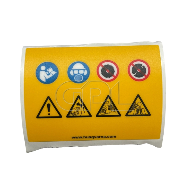 Autocollant d'avertissement K3000 Row