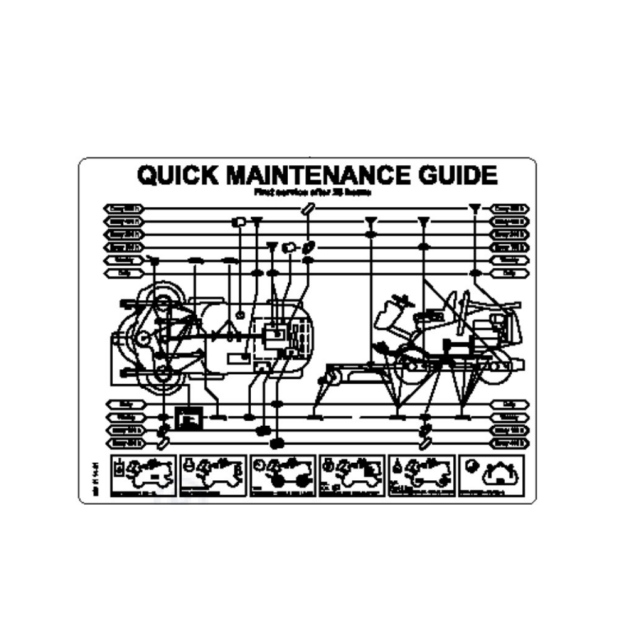 Autocollant D'Entretien P500D 5871114-01