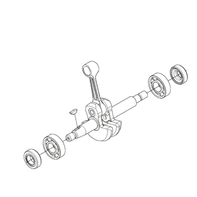 Kit vilebrequin avec roulements