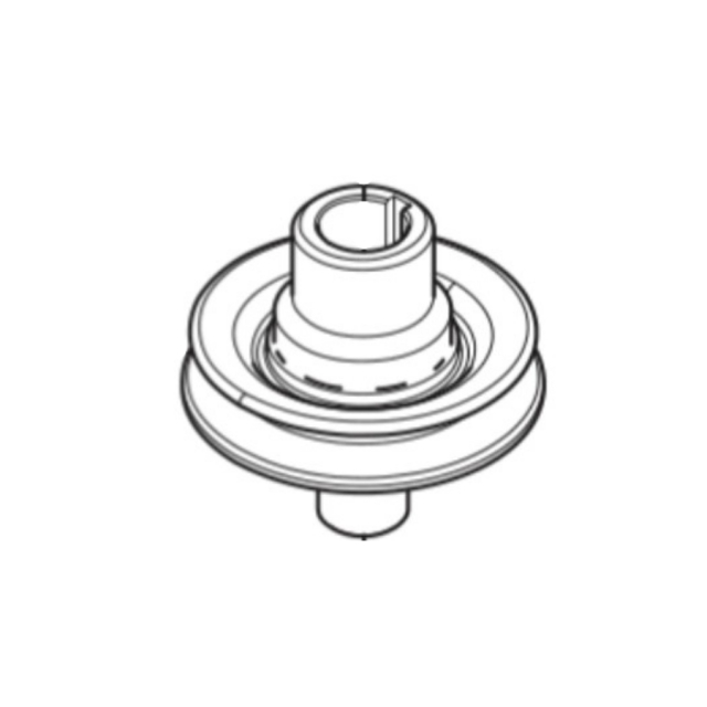 Poulie moteur compl.