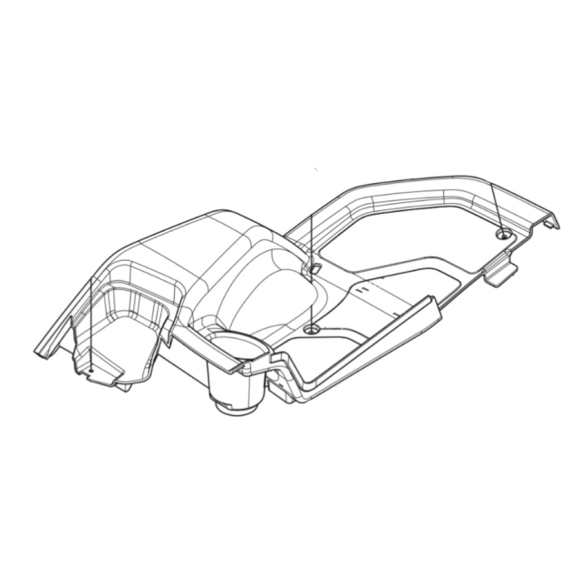 Repose-pieds de pneu, gauche