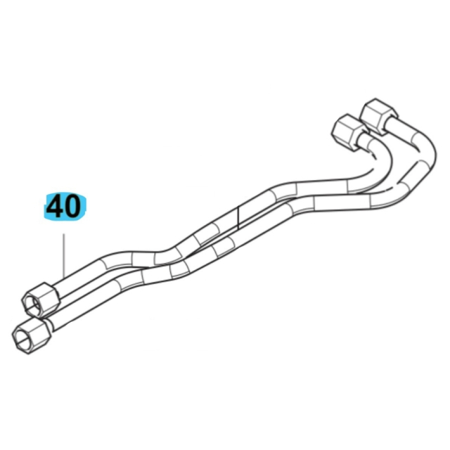 Tuyau hydraulique pour Vfmu