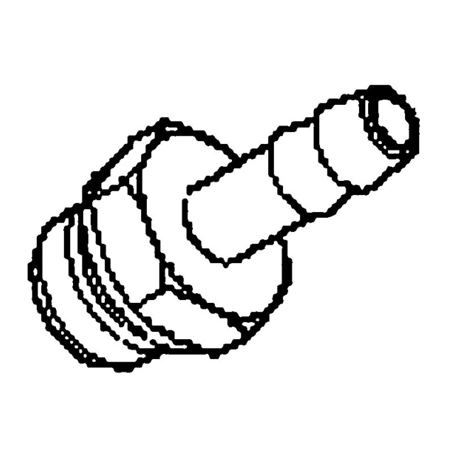 Mamelon filetage mâle 1/4