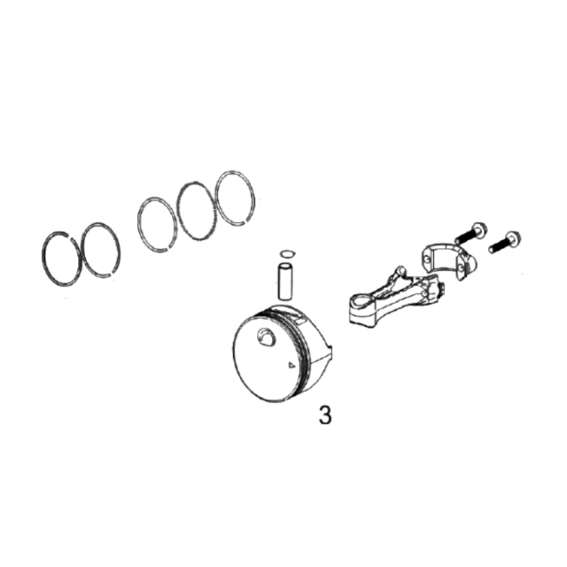 Piston Ensemble Rvm120 Piston Et 5930561-01