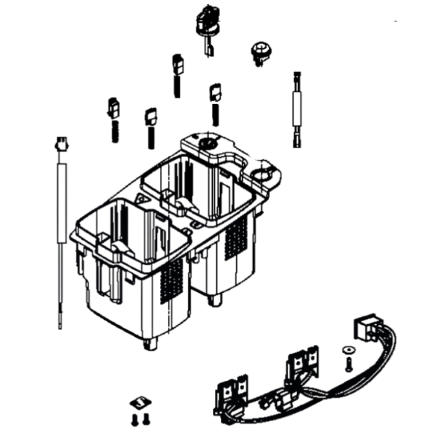 Boîtier De Batterie Pièce De Rechange Assy Lc 5931245-03