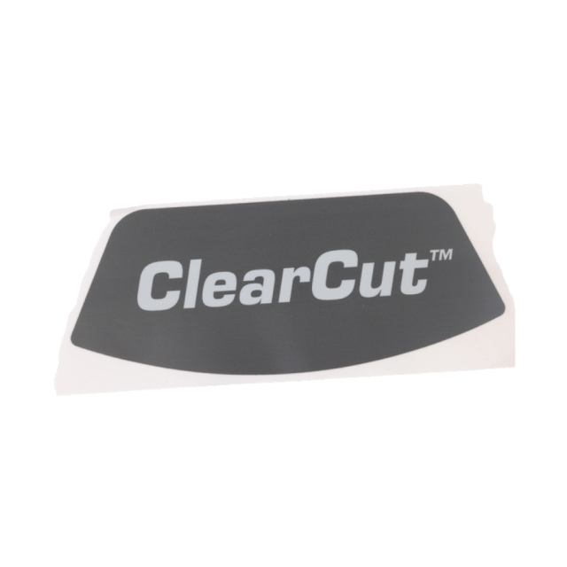 Autocollant pour carter de coupe declique, autocollant.54deck.clearcut.ver2.2018