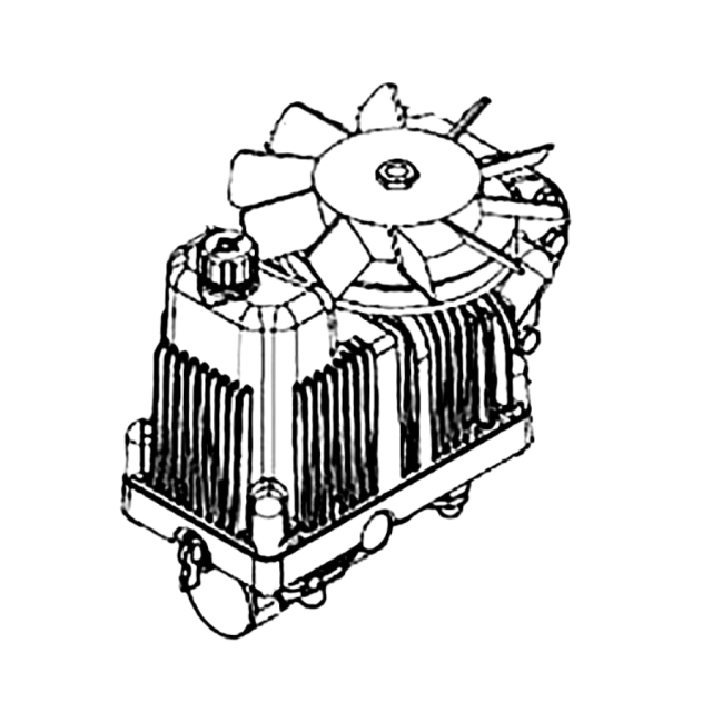 Transmission HTE, pompe 10cc, moteur 230cc RH
