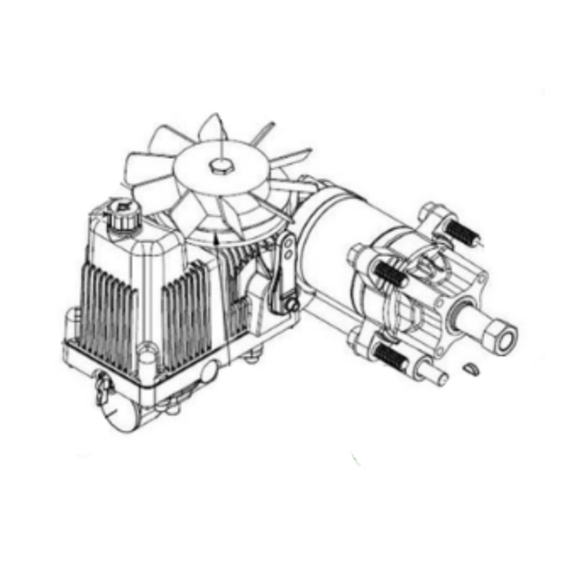 Transmission hte, pompe 12cc, moteur 260cc lh