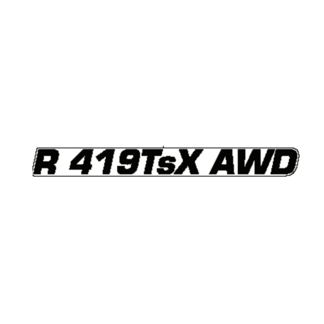 Capot R 419Tsx AWD