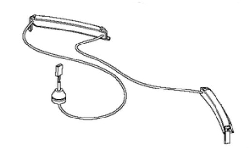 Faisceau de câbles LED orange pour Automower 520 EPOS, 550 EPOS