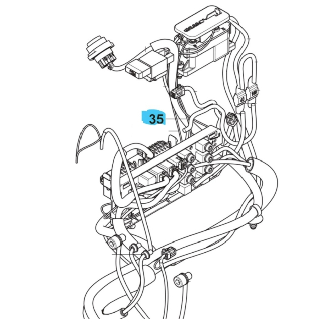Ensemble de câblage pour alimentation W122