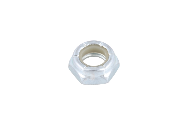 Écrou hexagonal à couple de serrage maximal, sans filetage, 3/8-16 x 0,564 po, blocage Nyloc, zinc transparent