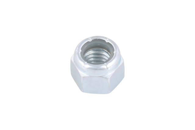 Écrou hexagonal écrou Prevail Torque avec insert non métallique 3/8-16 x 0,564 po, finition zinc clair