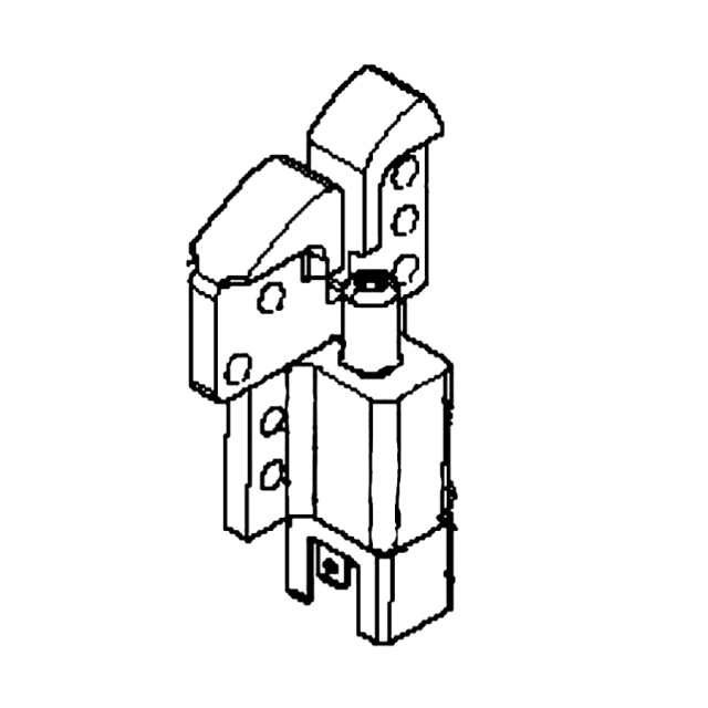 Butée neutre du guide, commandes, z400 5 trous