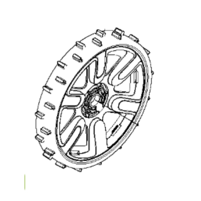 Roue motrice Flymo