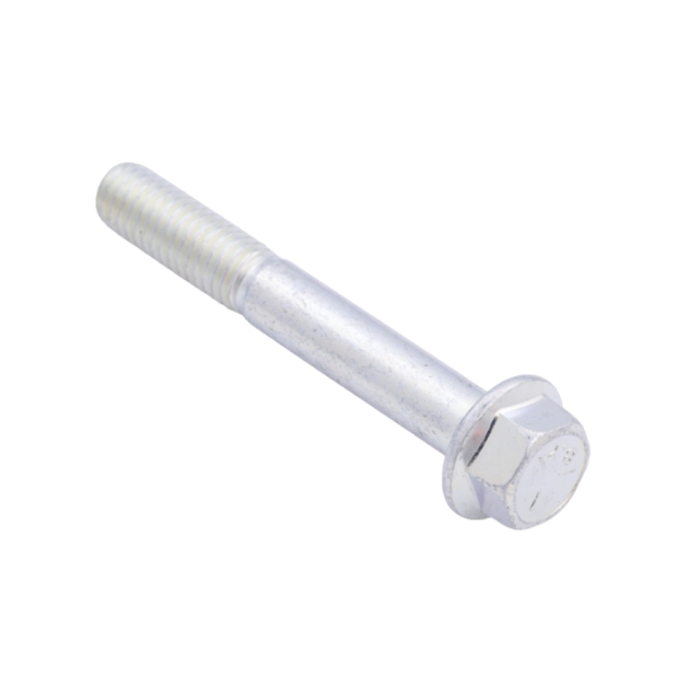 Vis à tête hexagonale filetée avec collerette 3/8-16 x 2-3/4 po, zinc clair grade 5