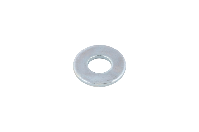 Rondelle plaque 0,28 x 0,63 po en zinc transparent