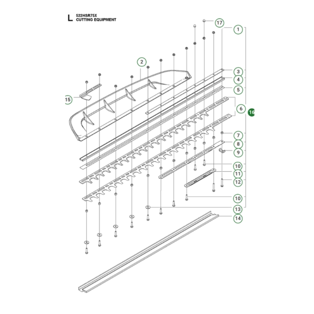 Kit de plateau de coupe HS75-X