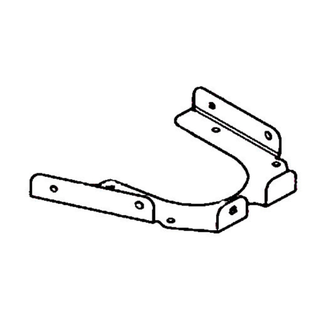 Support z460/454x/460x cache poulie de plateau gauche gris (x498)