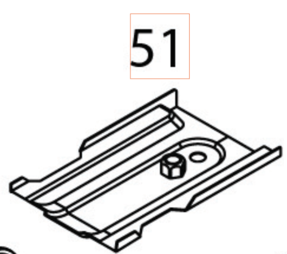 Goujon de fixation du corps de papillon blindé