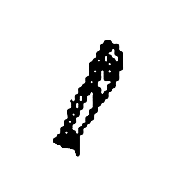 Réglage de la hauteur du godet par levier