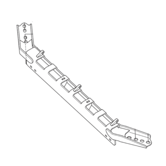 Support de lestage z400/z500, montage par soudure, MS-431, noir mat