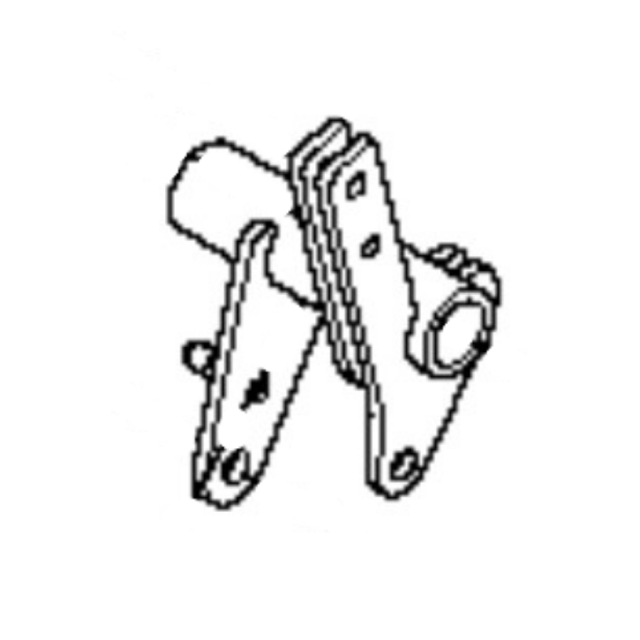 Ensemble de pédale soudée à bascule avant I