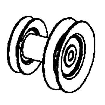 Poulie soudée 1 en Hc - Rato