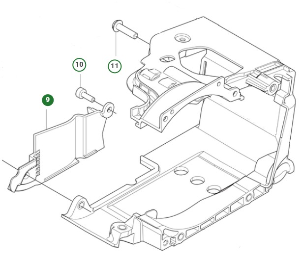 Cache-pot d'échappement Husqvarna