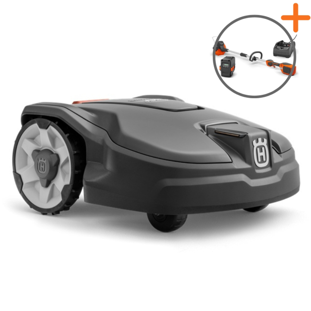 Husqvarna Automower® 305 Robot Tondeuse | Coupe-bordures à batterie offert!