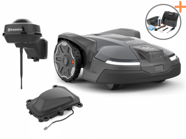 Husqvarna Automower® 450X Nera Robot Tondeuse avec EPOS plug-in kit | Kit d'entretien gratuitement!