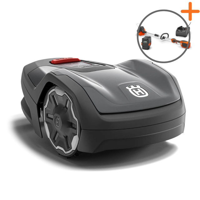 Husqvarna Automower® Aspire™ R4 | Coupe-bordures à batterie offert!