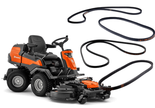 Courroie Secondaire Pour Tondeuse Husqvarna RIDER 16 – Réf. 4L, Longueur 1867 Mm, Largeur 12.7 Mm