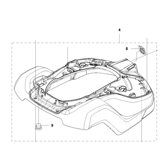 Carrosse kit Automower 430X, 450X