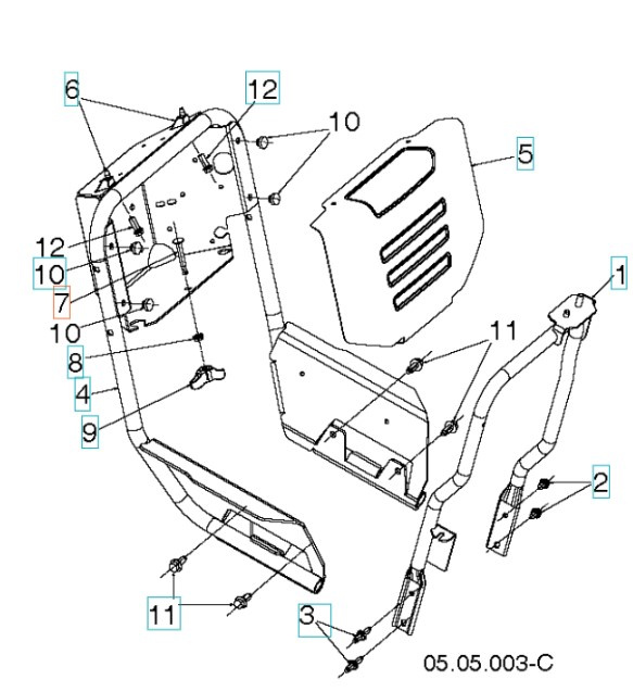 Boulon, 3125-18 5010671-01