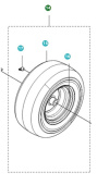 Roue 5010823-01 Roue 5010823-01