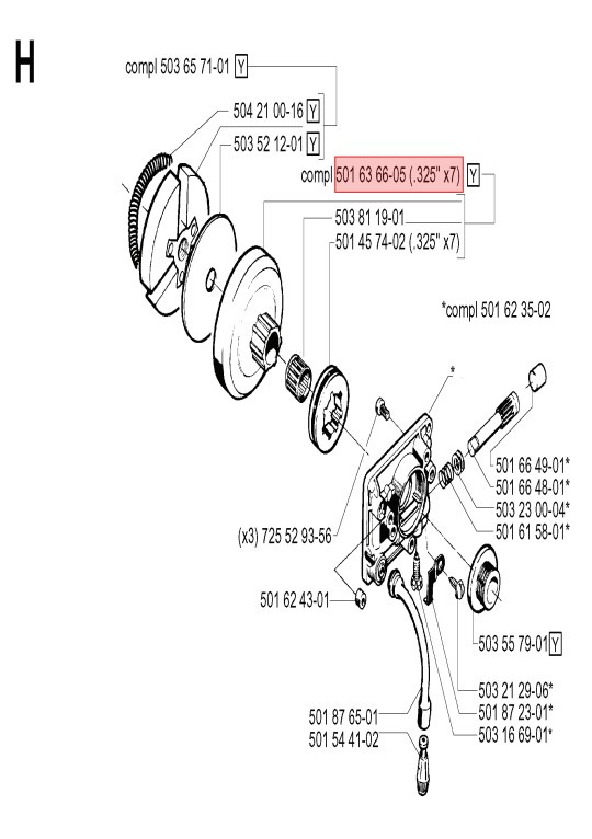 Tambour d’embrayage 240, 242, 42