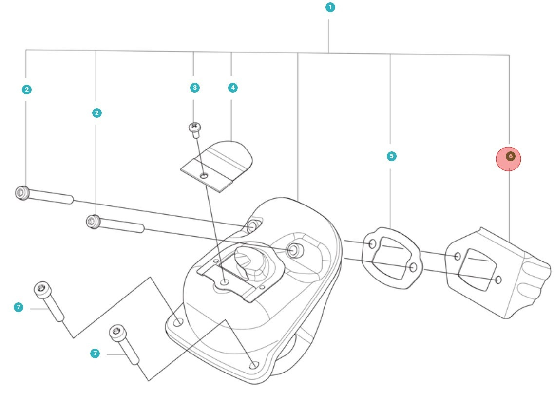 Silencieux déflecteur de chaleur 60C 5018145-01
