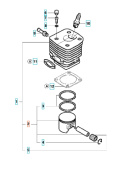 Piston Husqvarna 3120XP Piston Husqvarna 3120XP