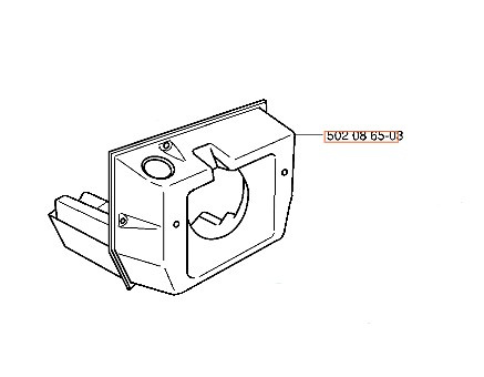 Réservoir de carburant Jonsered RS40, RS51, RS52