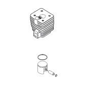 Cylindre Jonsered RS51, RS52 Cylindre Jonsered RS51, RS52