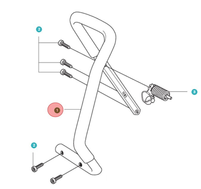 Poignee, Avant 5025747-01